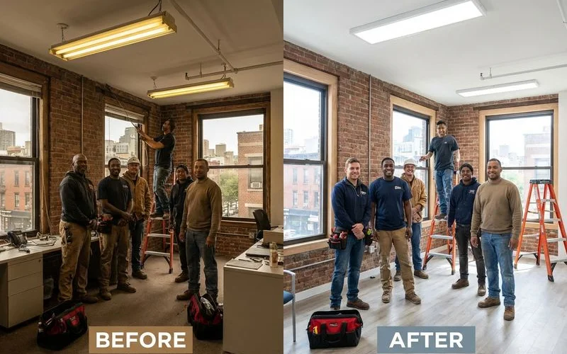 Commercial LED Retrofit & Lighting Upgrades project 1