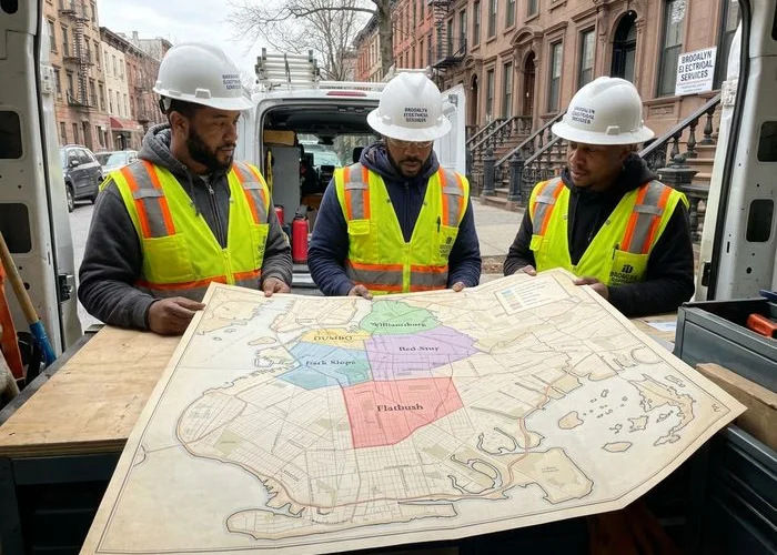 Brooklyn Electrical Experts service area coverage map
